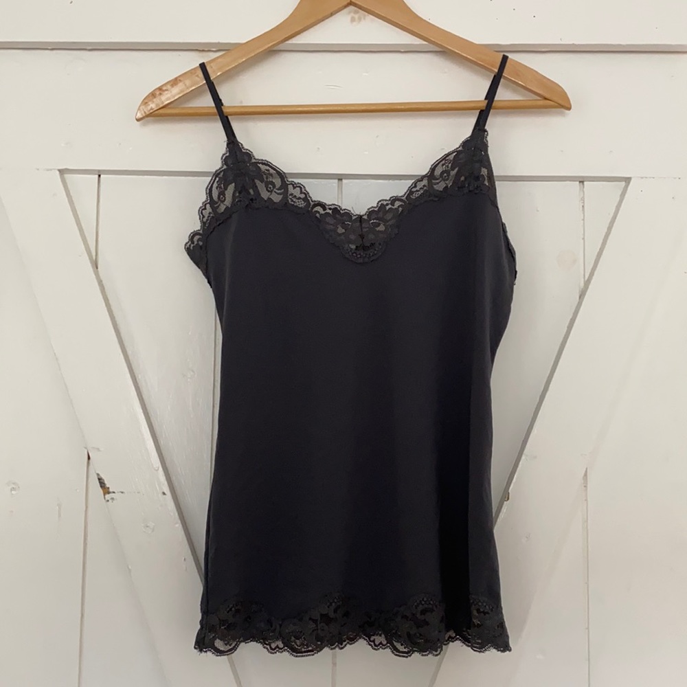 Garage- Grey camisole lace details